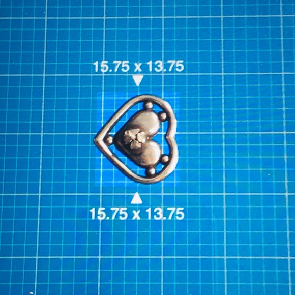 “One Love” Petite Heart Earring & Necklace Set ❤️ - Picture 9 of 11